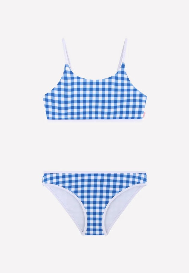Seafolly Kids Gingham Bikini - Blue Lottie