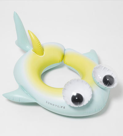 Sunnylife Kids Tube Pool Ring Salty the Shark Multi
