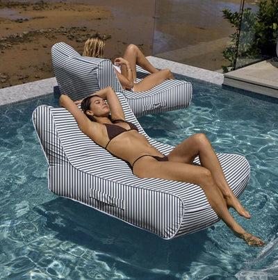 Sunnylife Luxe Floating Chair Marine Stripe