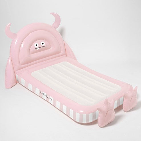 Sunnylife Kids Sleepover Bed Monster Pink