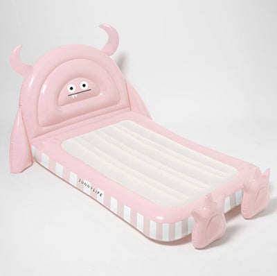 Sunnylife Kids Sleepover Bed Monster Pink
