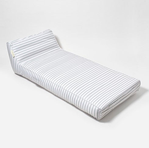 Sunnylife Luxe Lie-On Lounger La Palma Sage Stripe
