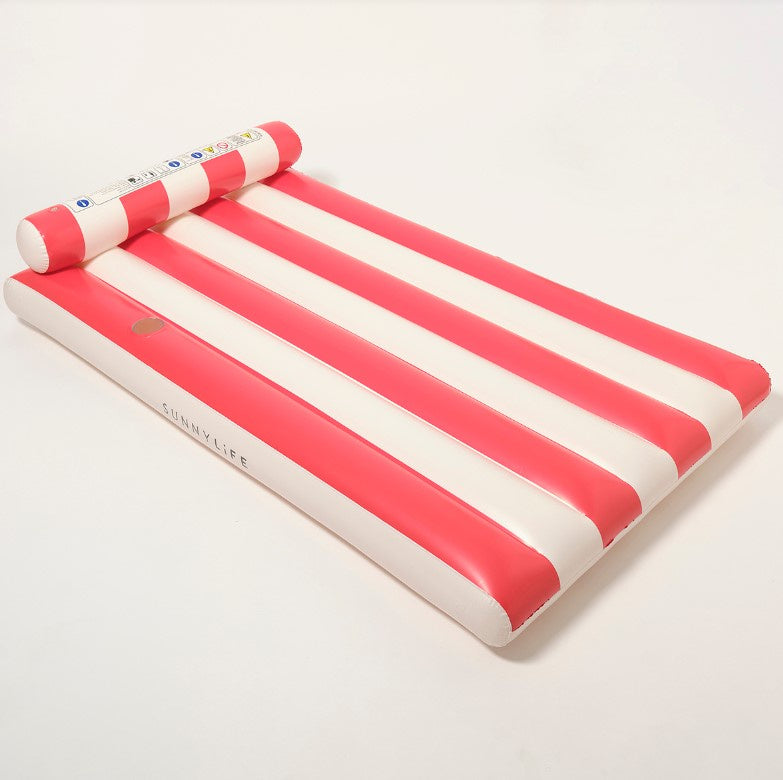 Sunnylife Luxe Lilo Tomato Red Stripe