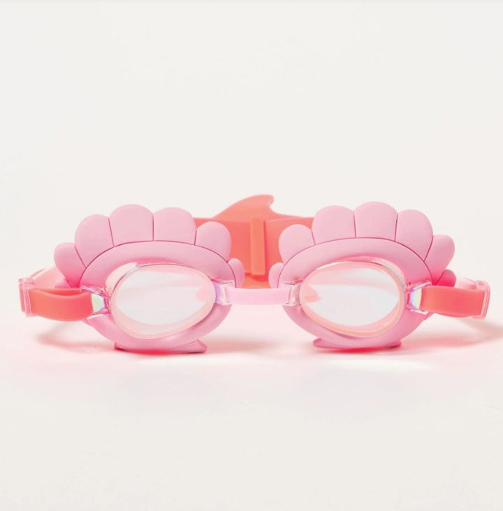 Sunnylife Melody the Mermaid Mini Swim Goggles Neon Strawberry