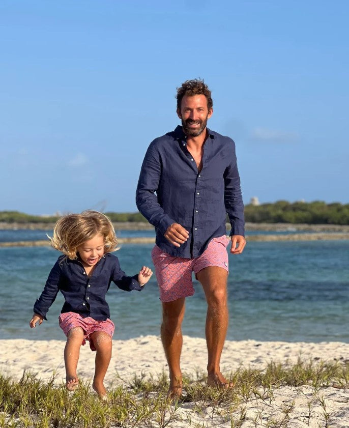 Tom & Teddy Linen Shirt L/S Boys