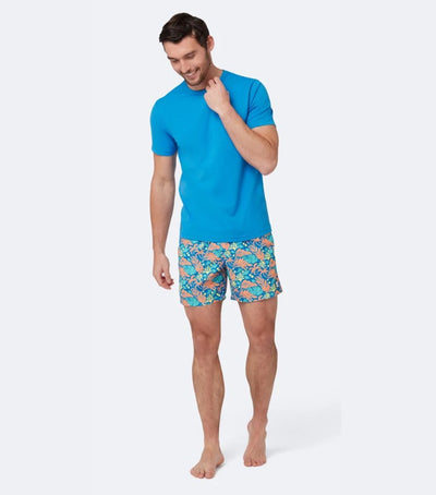 Tom & Teddy Classic Swim Short Botanical Mens