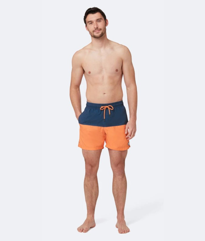 Tom &amp; Teddy Classic Swim Short Colourblock Mens