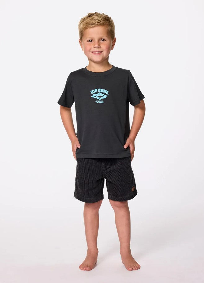 Rip Curl Wave Dayz Logo Tee-Boy