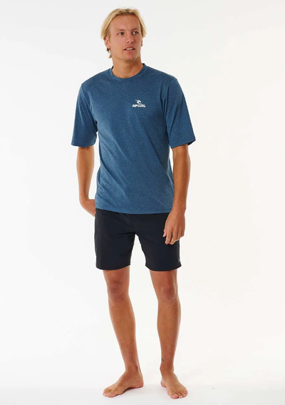 Rip Curl Stack UPF Short Sleeve Loose Fitting Rash Vest