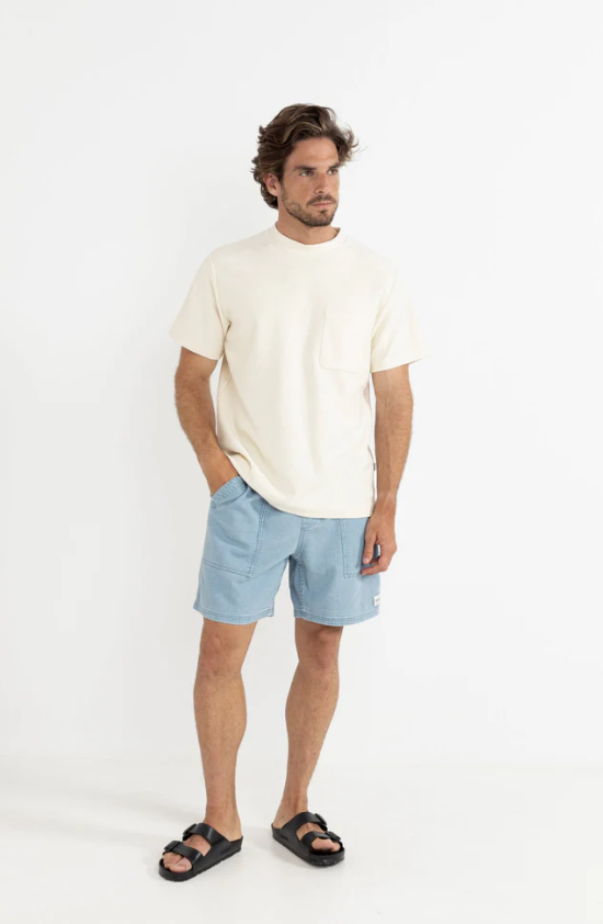 Rhythm Textured Wale Jam Indigo Short