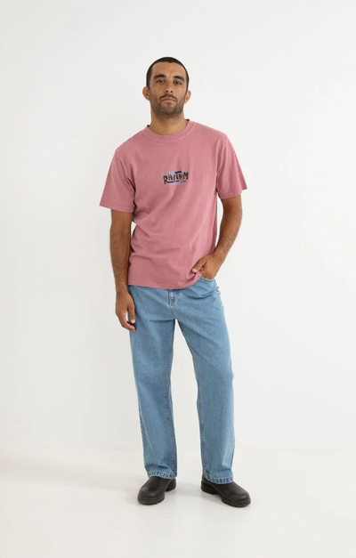 Rhythm Loop Vintage  Fig Tee