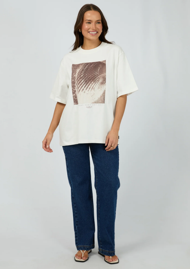 Silent Theory Sea Shells Tee Vintage White