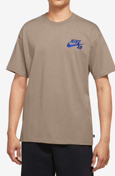 Nike Logo tee Mens Tan