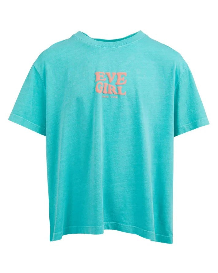 Eve Girl Aths Tee Teal (8-16)
