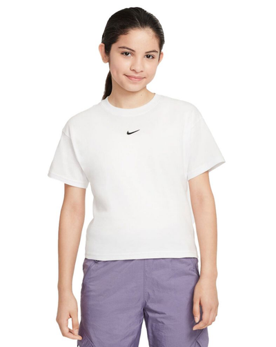 Nike Girls Boxy Tee White