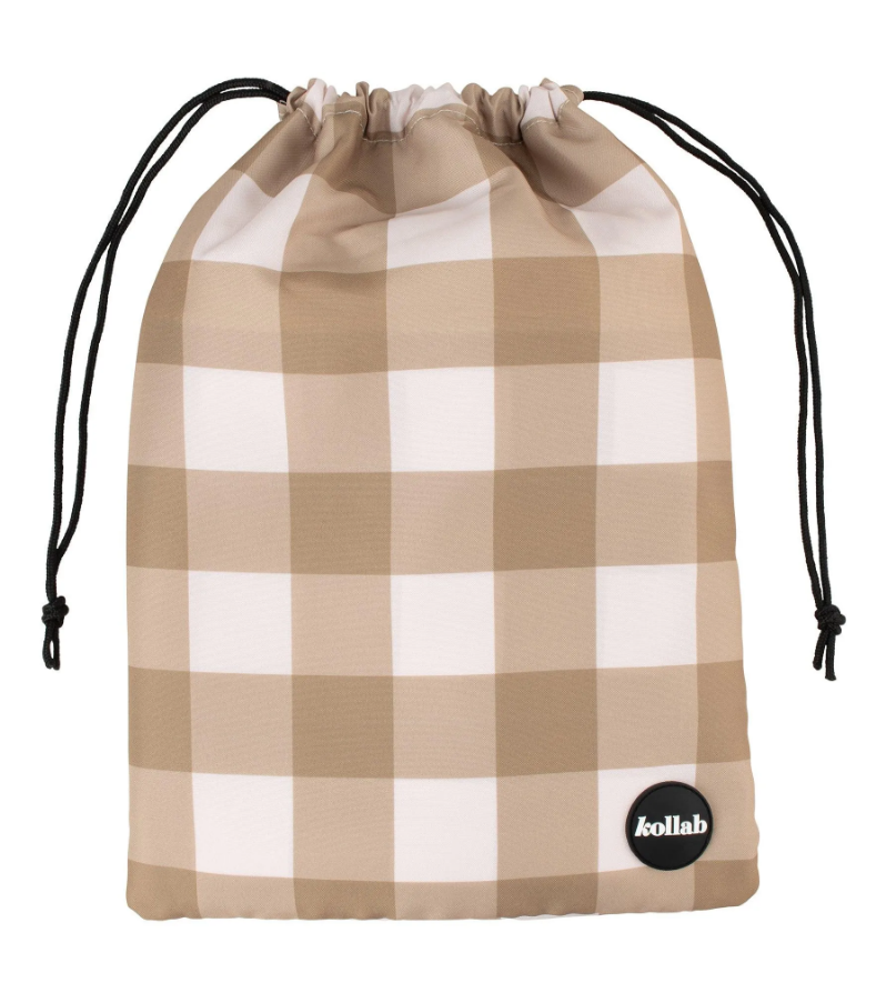 Kollab Fringed Table Cloth Olive Check