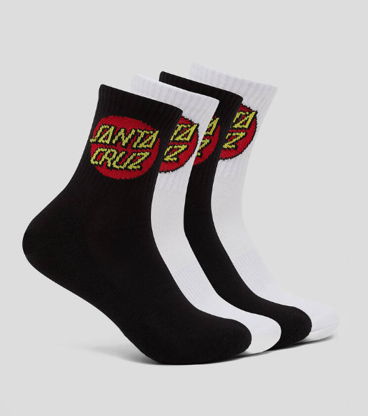 Santa Cruz Classic Dot Socks 6-10