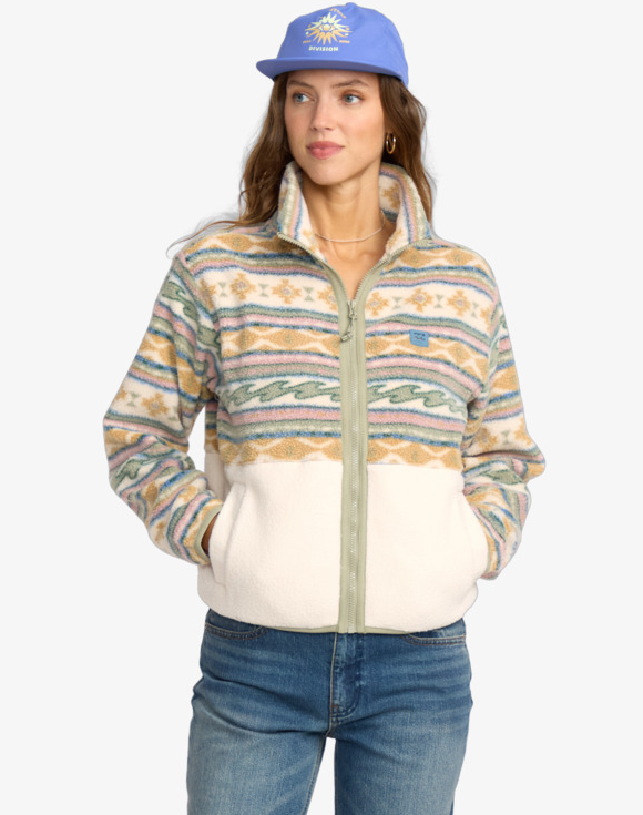 Billabong Rock Jetty Mock Neck Zip Flc