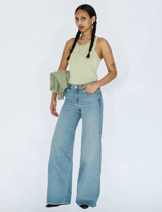 Dr Denim Zila Mid Wide Jeans