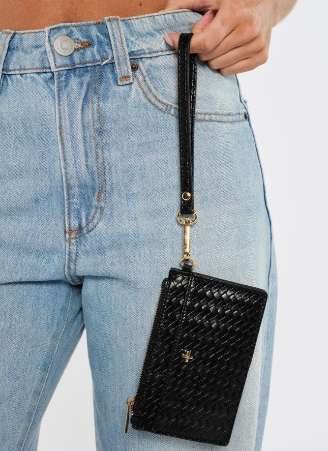 Peta + Jain Keira Swinger CC Wallet Blk Wv