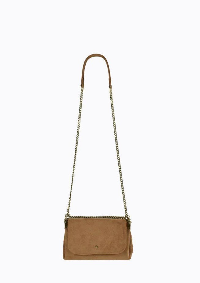 Peta + Jain Marvel Flapover Shoulder Bag Tan