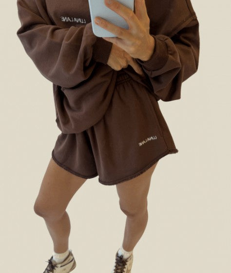 Luna Lane The Macy Shorts Choc
