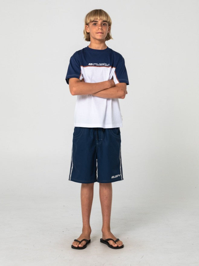 Rusty Flip Daddy Elastic Taped Boardshort Boys