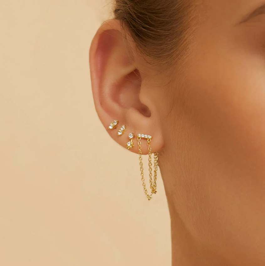 Arms of Eve Victoria Gold Earrings
