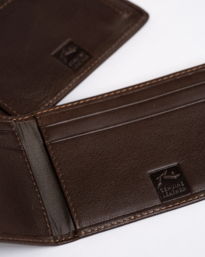 Rusty High River 2 Leather Wallet.