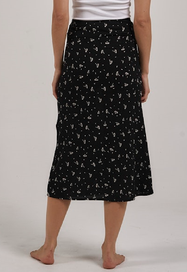 Thrills Nightshade Bias Skirt