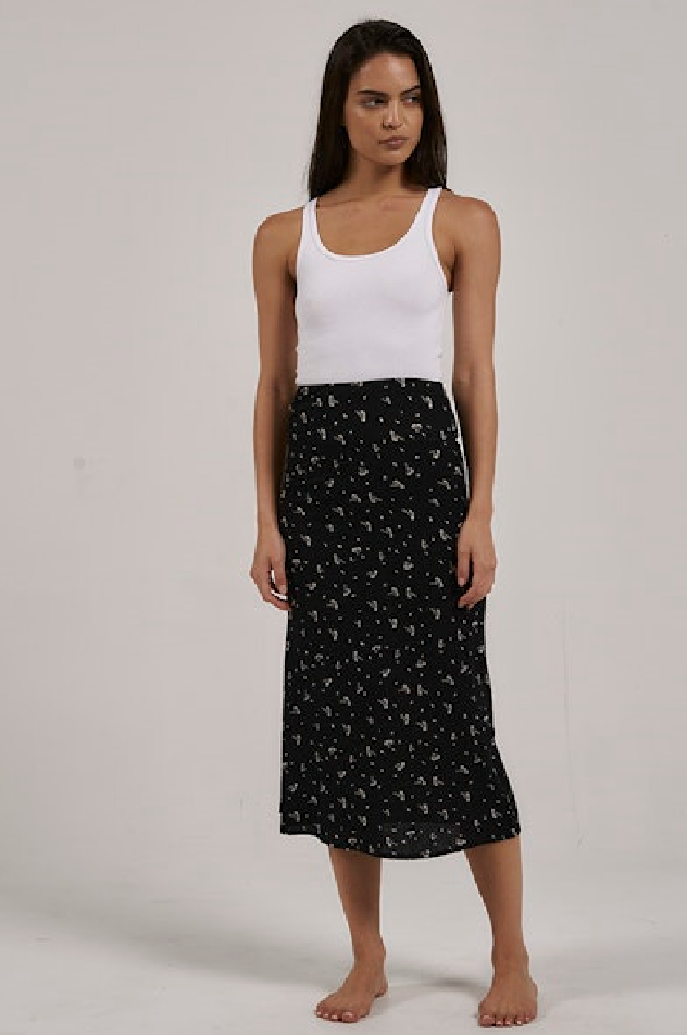 Thrills Nightshade Bias Skirt