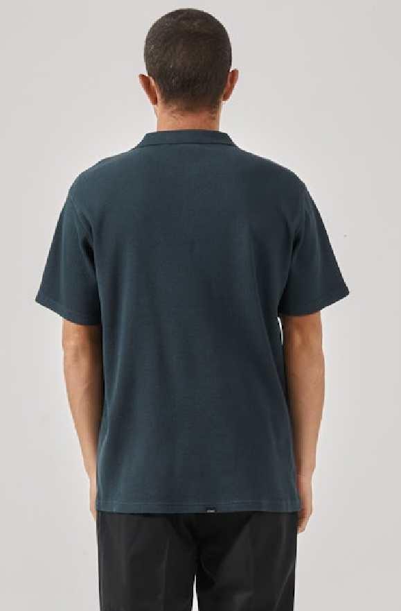Thrills Existencial Waffle Quarter Zip Polo