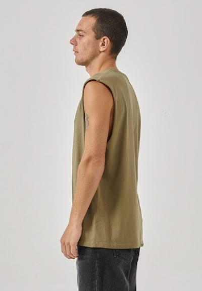 Thrills Minimal Thrills Merch Fit Muscle Tee - Aloe