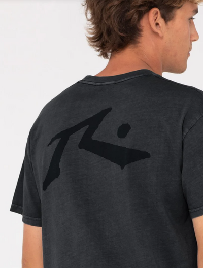 Rusty Comp Wash SS Tee Black