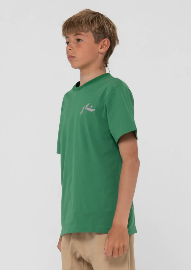 Rusty Competition SS Tee Boys Amazon/Gull Grey