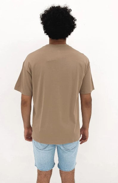 Nike SB Tee Logo Light Khaki/Purple