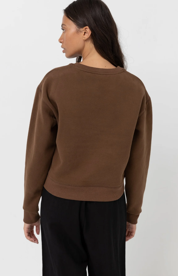 Rhythm  Classic Crew Neck Fleece Jumper