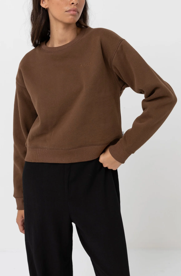Rhythm  Classic Crew Neck Fleece Jumper