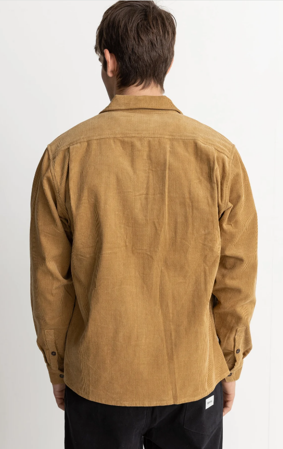 Rhythm Corduroy LS Shirt Camel