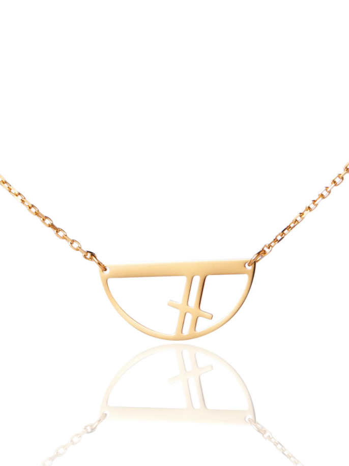 Ever Free Throw Gold Necklace