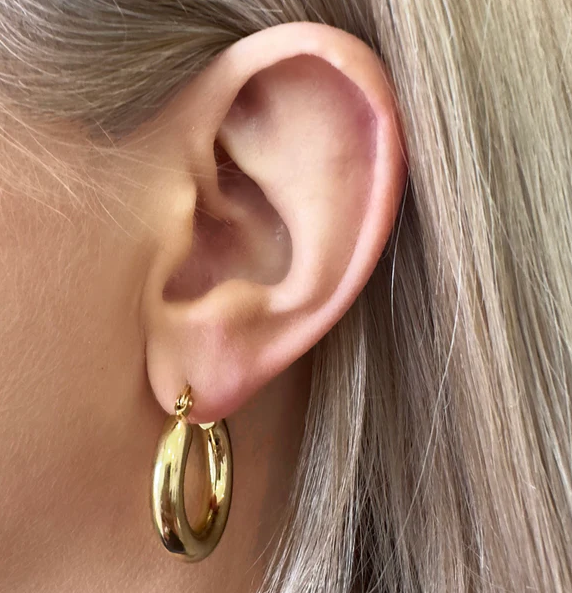 Ever Hustle Hoop Earrings.