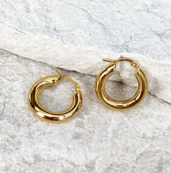 Ever Hustle Hoop Earrings.