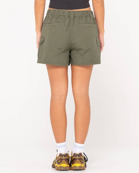 Rusty Cade Low Rise Ripstop Cargo Short