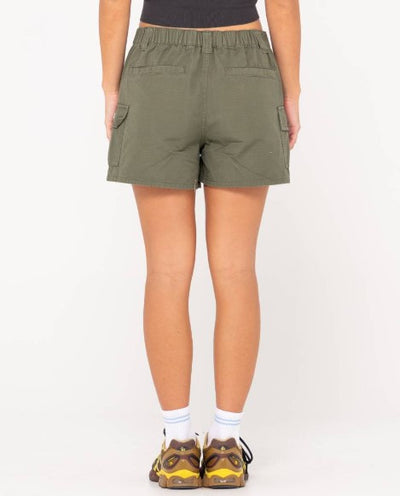 Rusty Cade Low Rise Ripstop Cargo Short