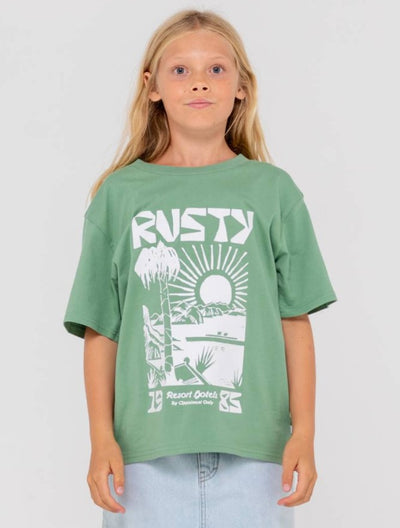 Rusty By The Bay Oversized Tee Girls