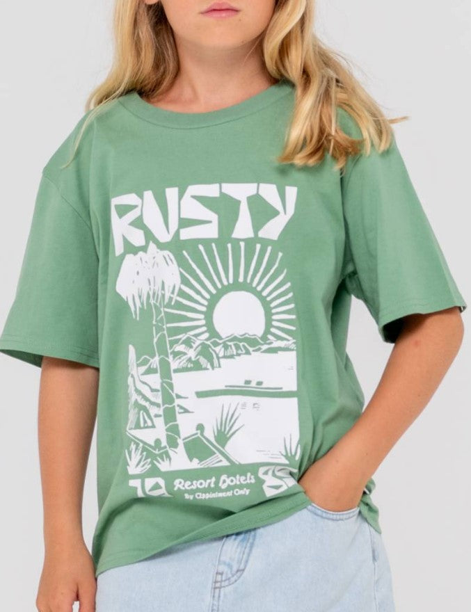 Rusty By The Bay Oversized Tee Girls