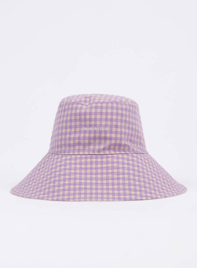 Rusty Checked Out Reversible Bucket Hat