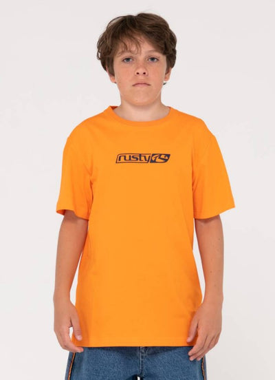 Rusty V8 Short Sleeve Tee Boys