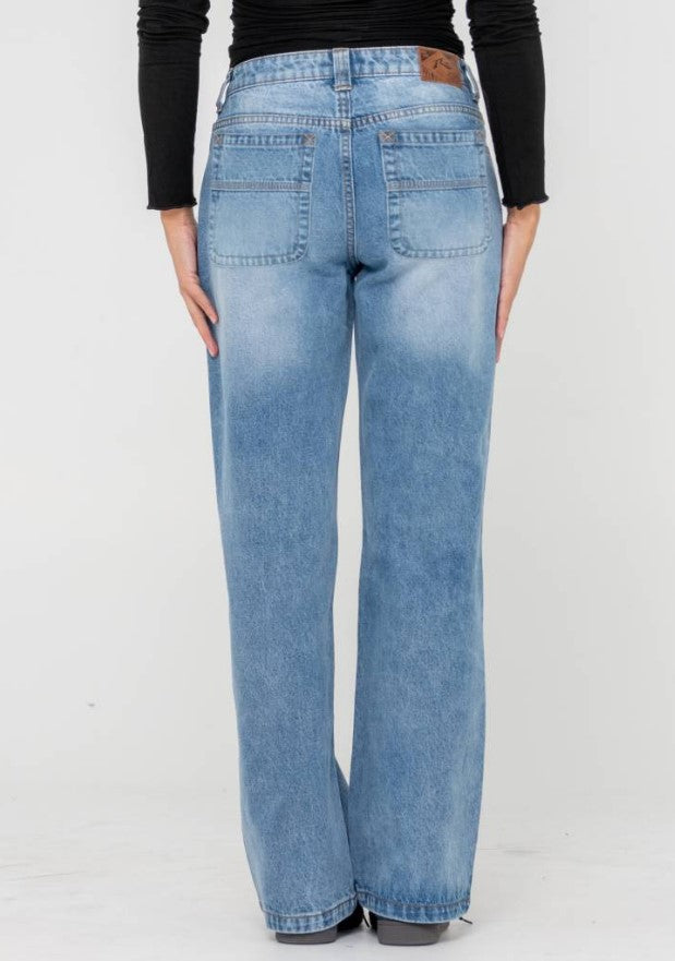 Rusty Suzy Straight Low Rise Jean