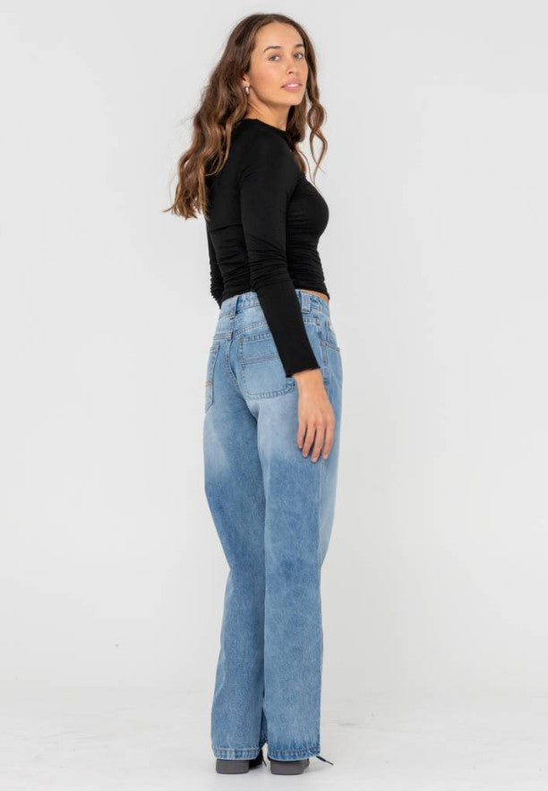 Rusty Suzy Straight Low Rise Jean